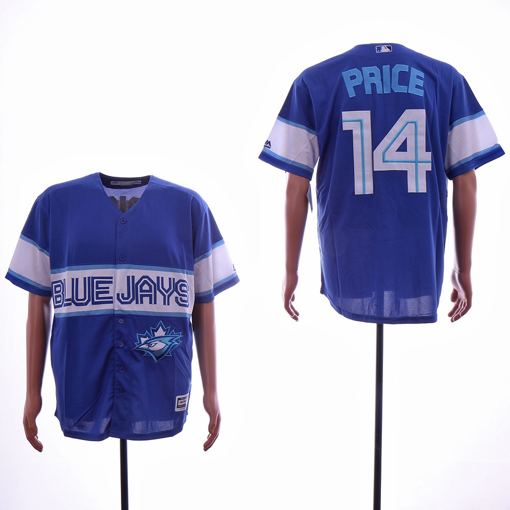 Men Toronto Blue Jays #14 Price Blue Game MLB Jerseys